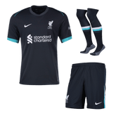 Liverpool Auswärts-Fußballtrikot 2024/25 (Trikot + Shorts + Socken)